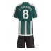 Manchester United Bruno Fernandes #8 Babykleding Uitshirt Kinderen 2023-24 Korte Mouwen (+ korte broeken)